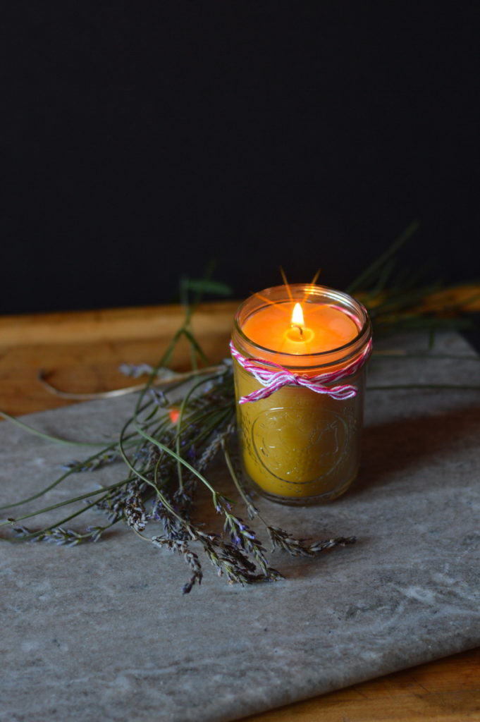 Easy Beeswax Candles in Mason Jars Rootsy Network