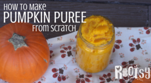 Learn how to make pumpkin puree from scratch with this easy and frugal tutorial.