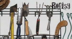 tool organizer to maximize garden shed space