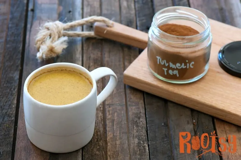 Have you ever heard of Golden Milk? It's not actually a dairy beverage. It's a nutrient rich drink with turmeric and spices in a coconut milk base. Learn how to make it in this post from Rootsy