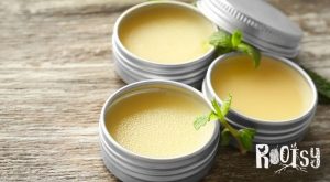 image of thee small tins of herbal first aid salves