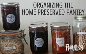 Make the most of those homemade goods by organizing the home preserved pantry with easy to follow tips so that everything can be found and used well.