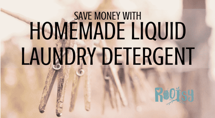 Save money with homemade liquid laundry detergent