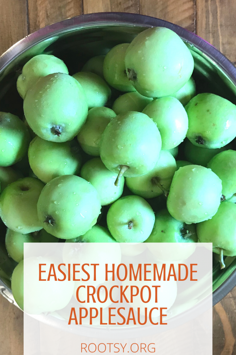 Easy Homemade Crockpot Applesauce for Canning Rootsy Network