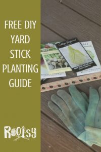 Free DIY Yard Stick Planting Guide