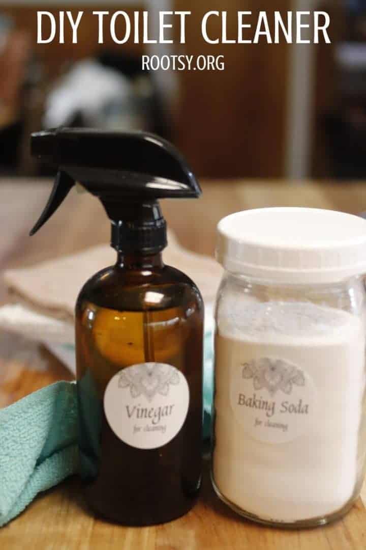 How to Clean a Toilet Using Vinegar and Baking Soda - Rootsy Network